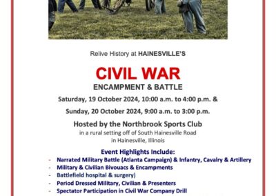 Image of Civil War Event information replicated on page